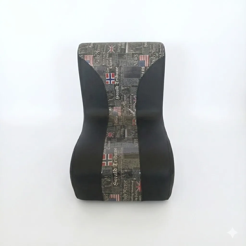 Sillon de Espera Comoda Elegante Negro - Auxiliar