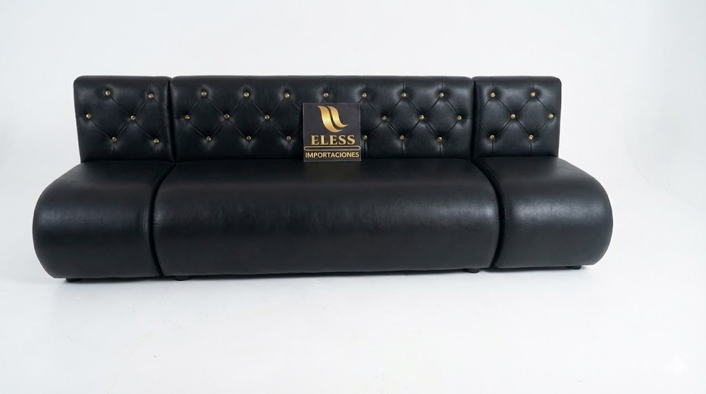 Juego de Sillon de espera Comodo Elegante Puntos Dorados