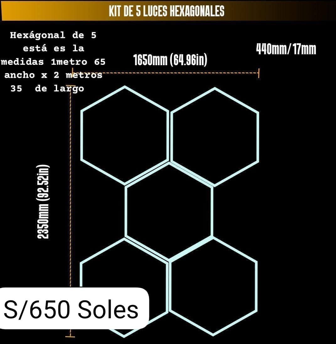 Luces HEXAGONALES