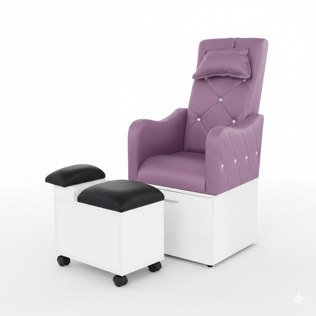 Sillon Pedicure Elegante Morado