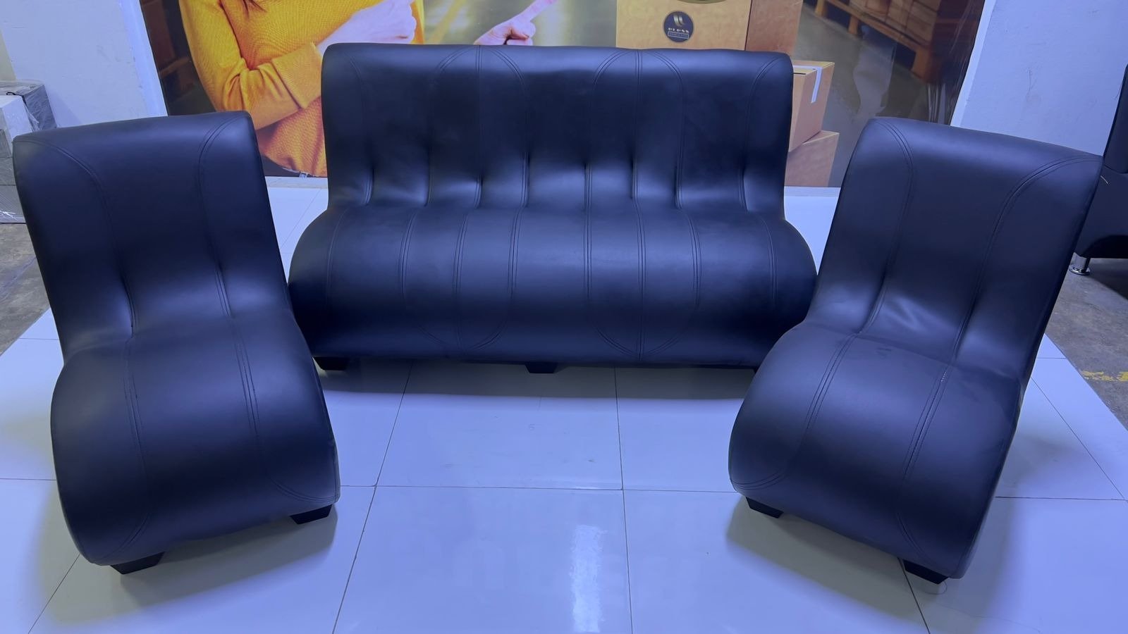 Juego de sillon de espera