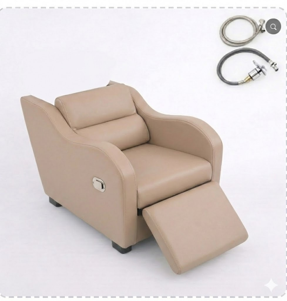 Cuerpo de lavacabeza beige