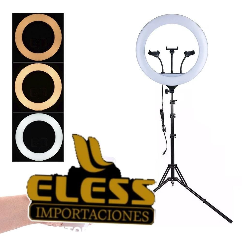 aro led tonos calido y frio  de 55cm diametro: