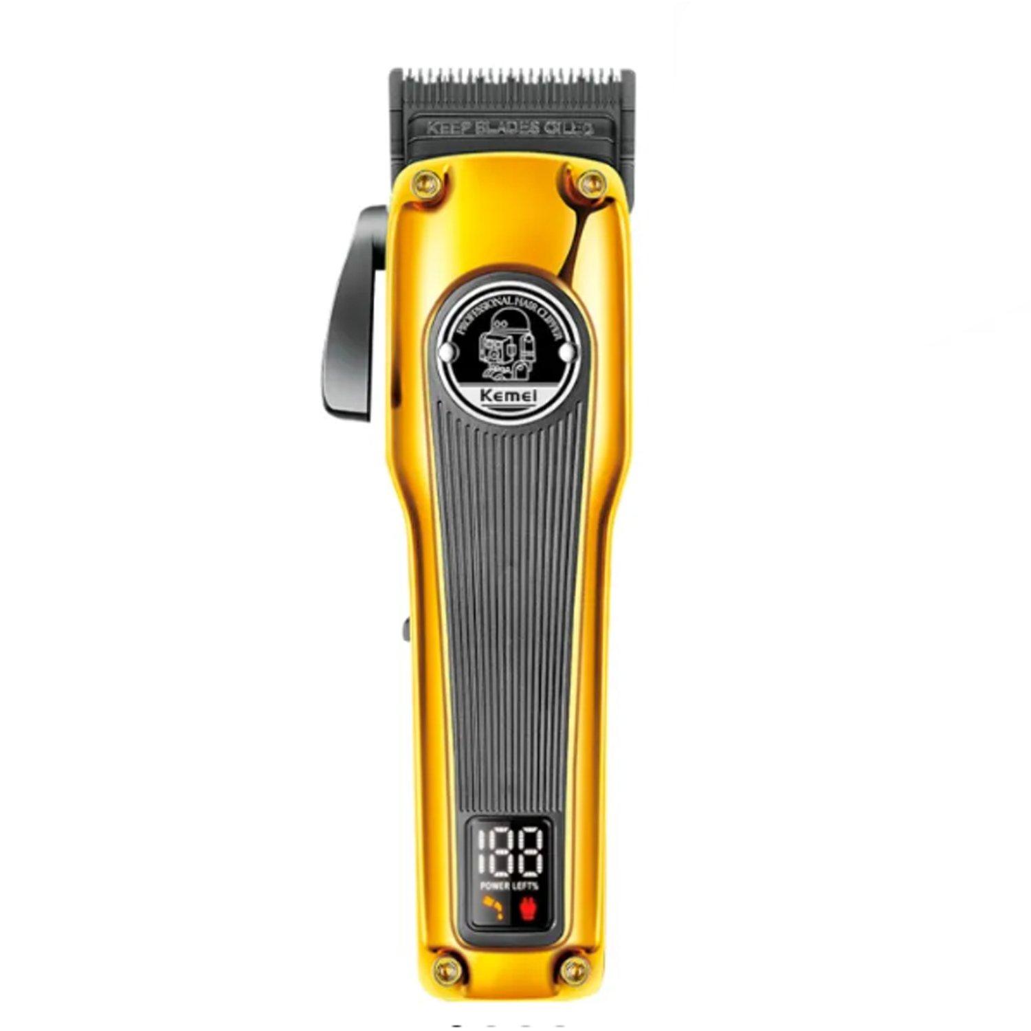 Máquina Clipper Kemei PowerGold LED
