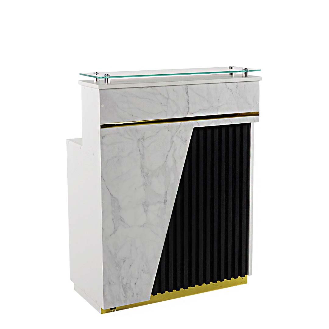 Counter de Recepción White Black.