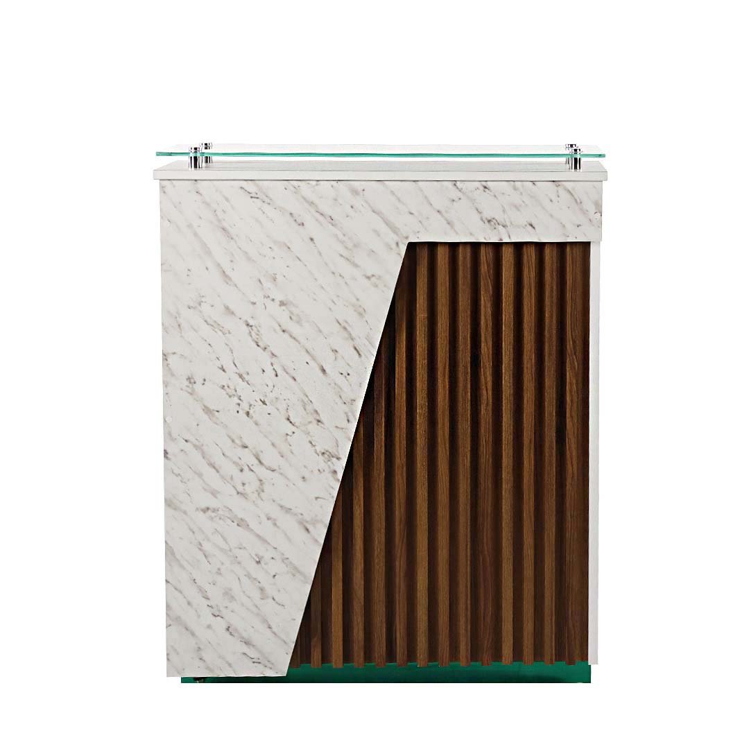 Counter de Recepción White Brown. 2