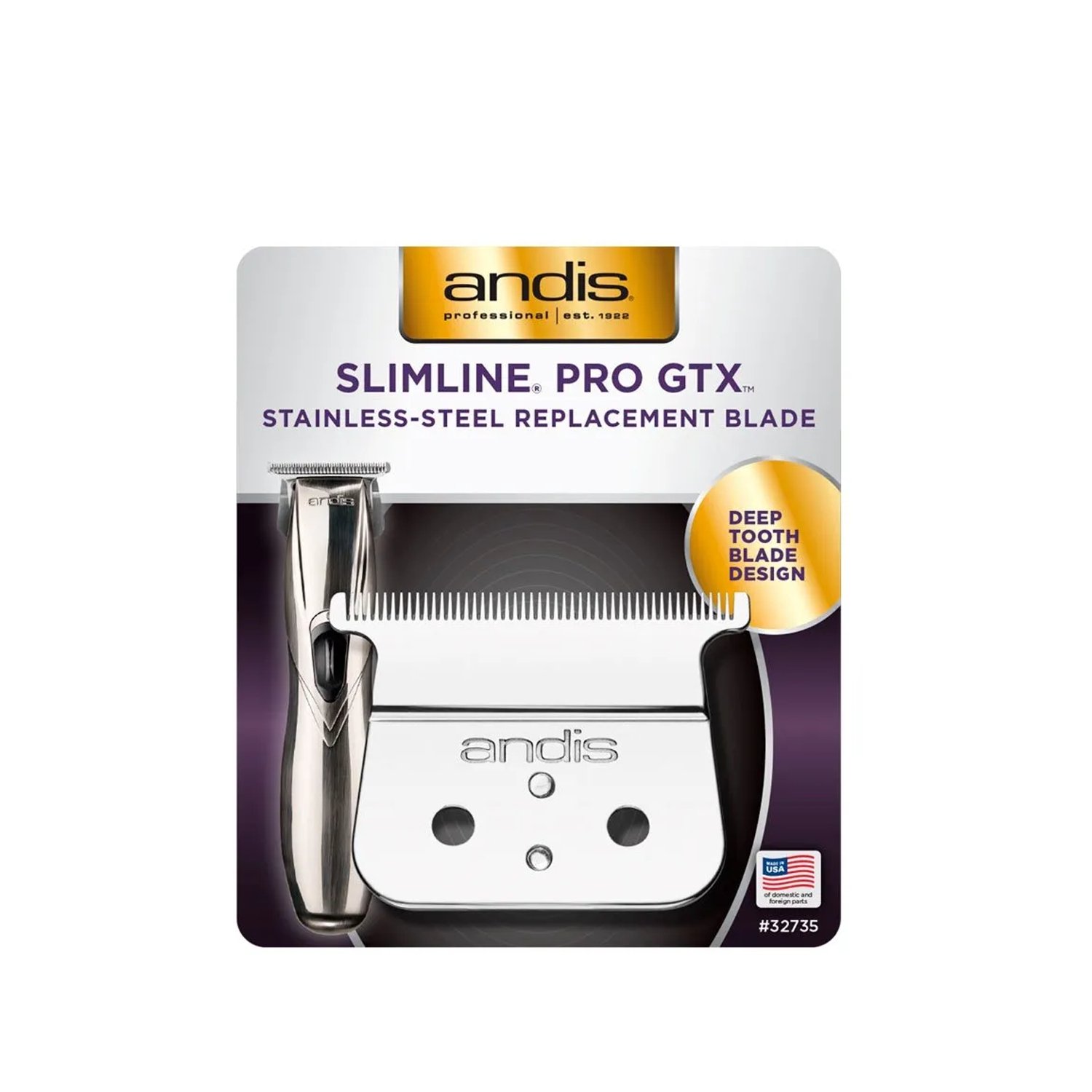 Cuchilla Inoxidable Slimline Pro GTX Andis