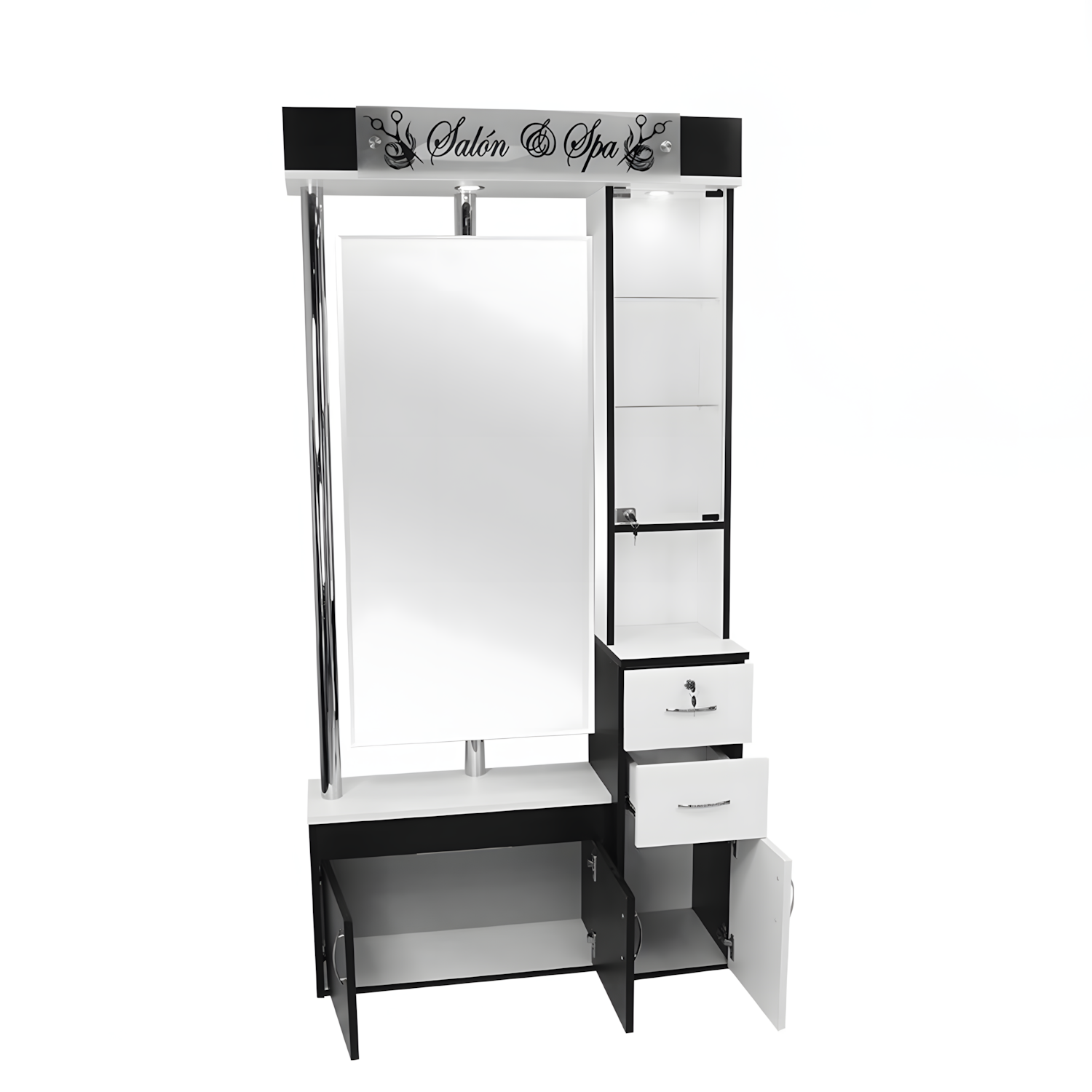 Estación con Espejo Led Profesional Unax 2