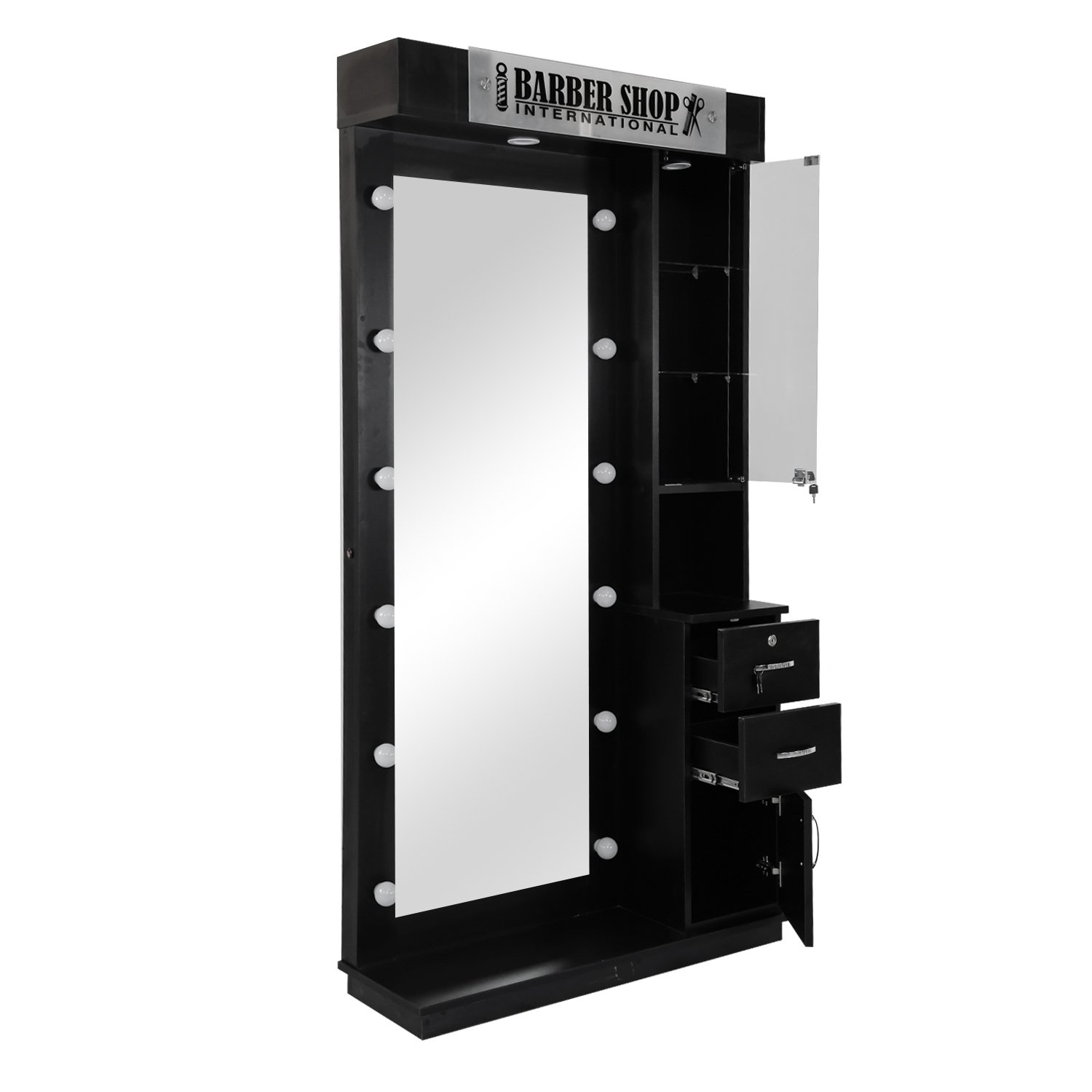 Estación con Espejo Led Estilo Urbano Yuliza 3