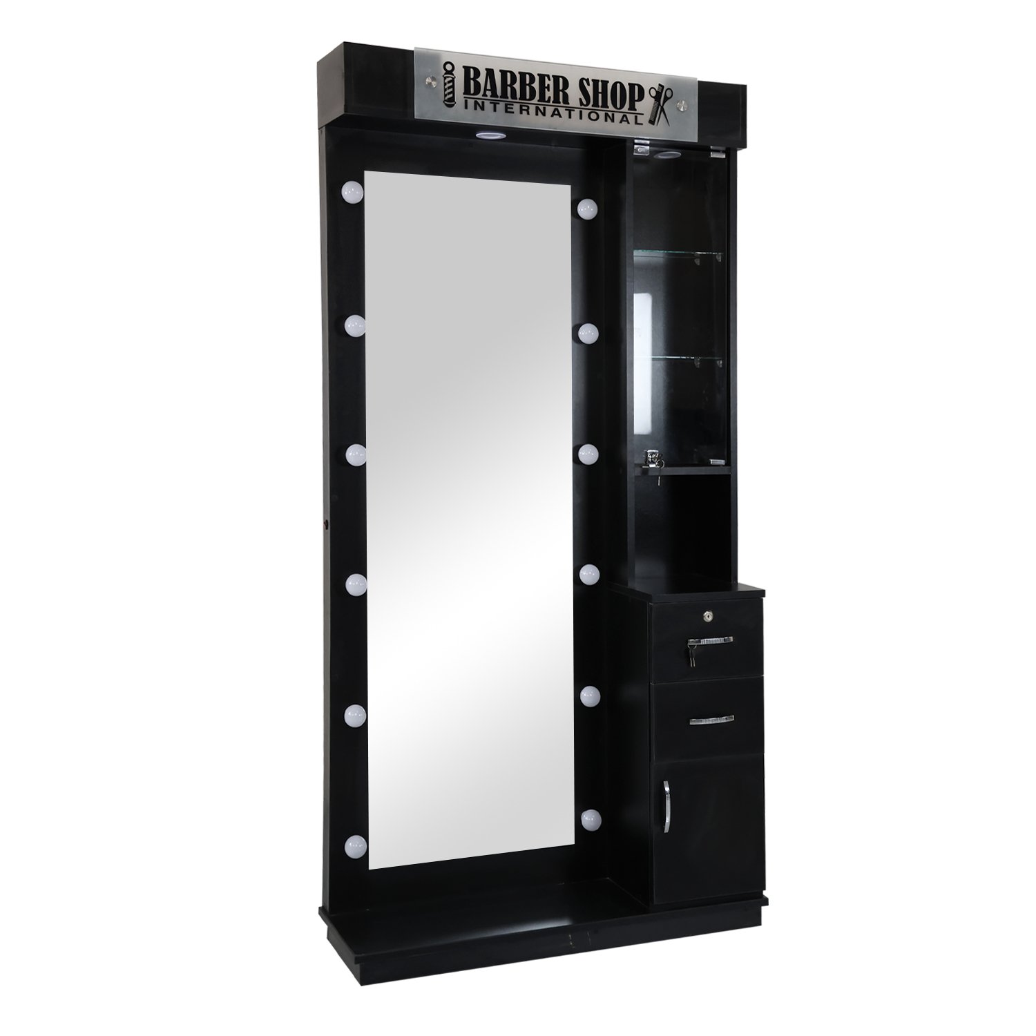 Estación con Espejo Led Estilo Urbano Yuliza