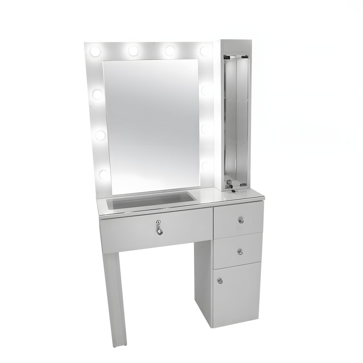 Estación con Espejo Led Blanco Pro Yago