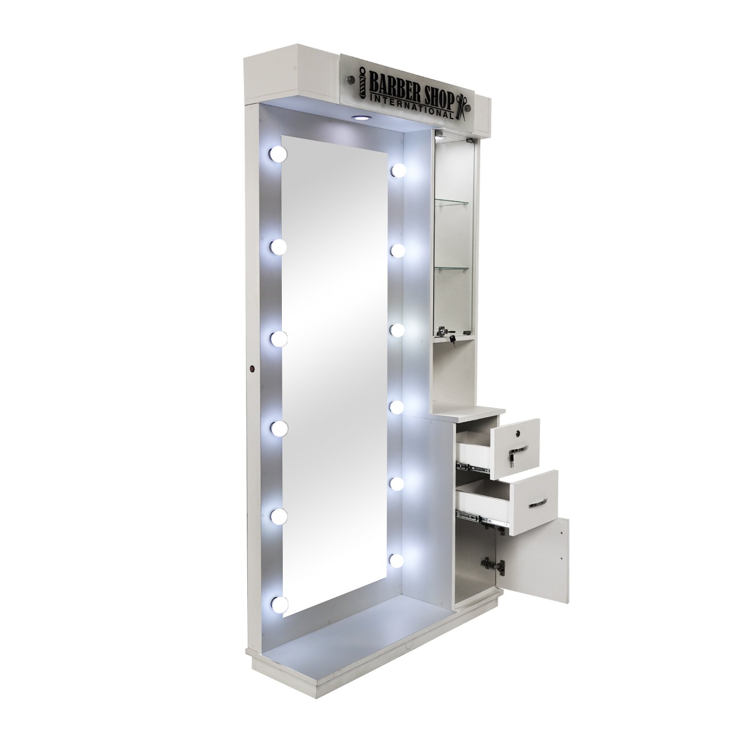 Estación con Espejo LED Estilo Urbano Mirel (Blanco) 3