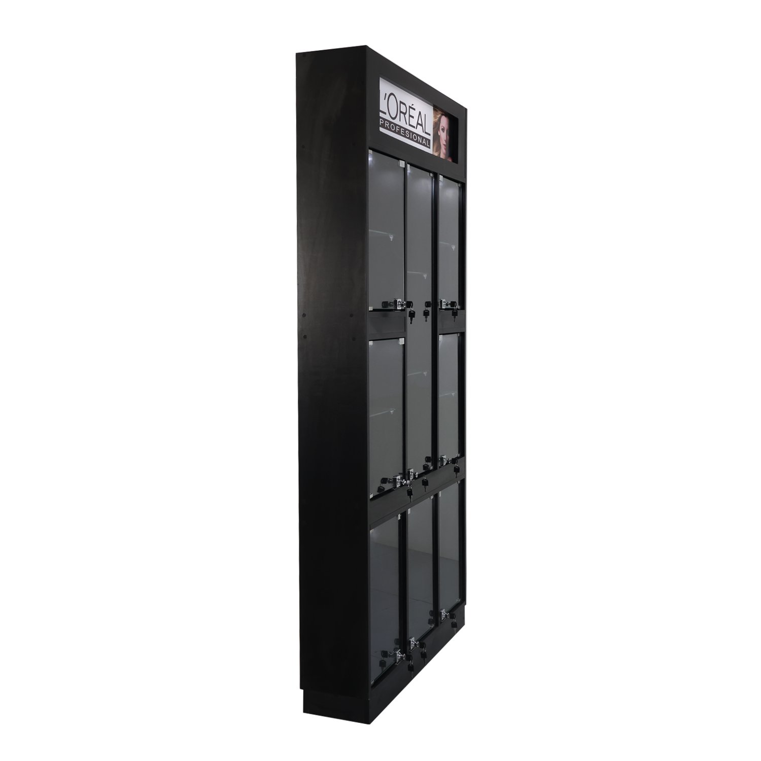 Exhibidor Vitrina Funcional Total Pro Noxar (Negro) 2