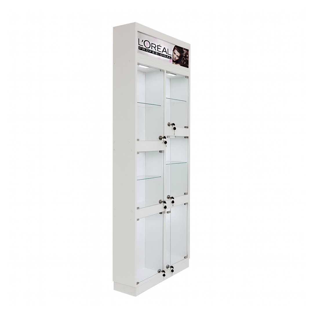 Exhibidor Vitrina Estilo Blanco Pro Narel 3