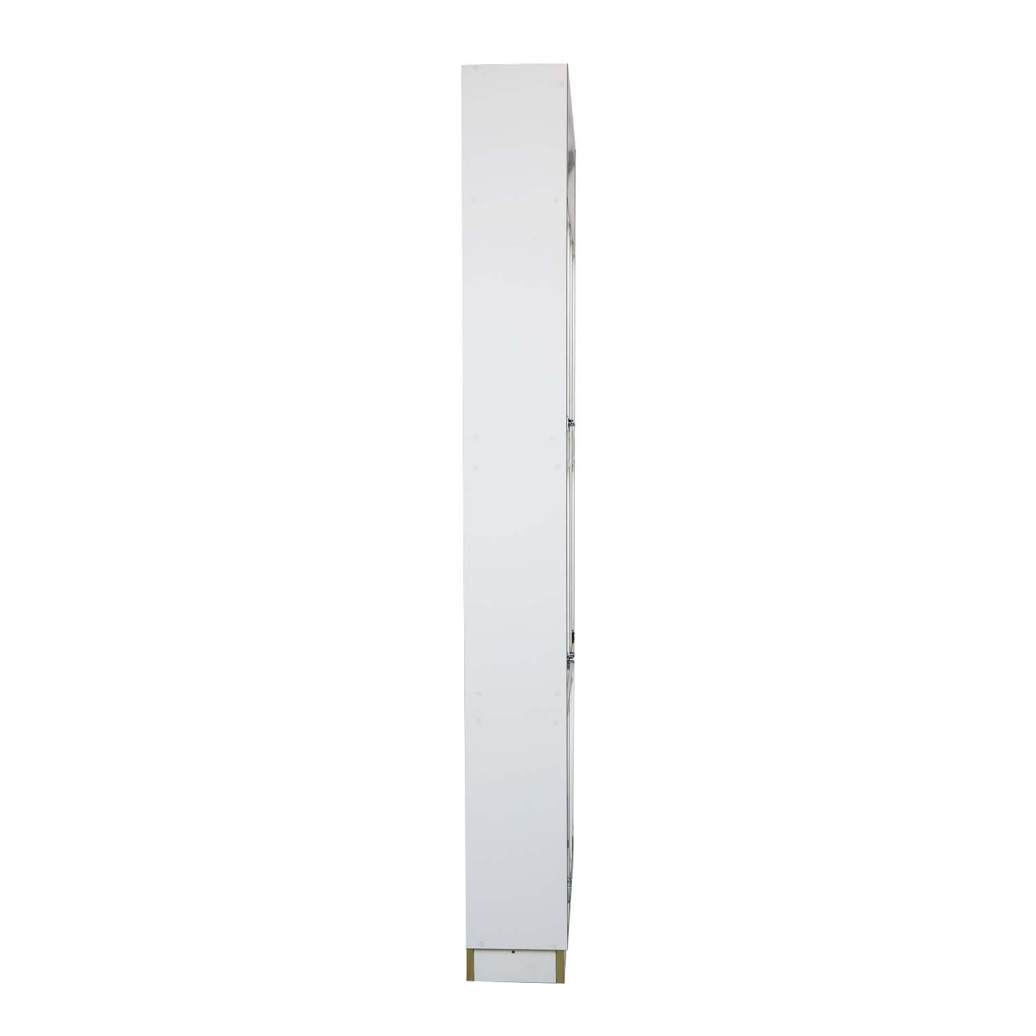 Exhibidor Vitrina Funcional Total Pro Solenne (Blanco/Dorado) 5