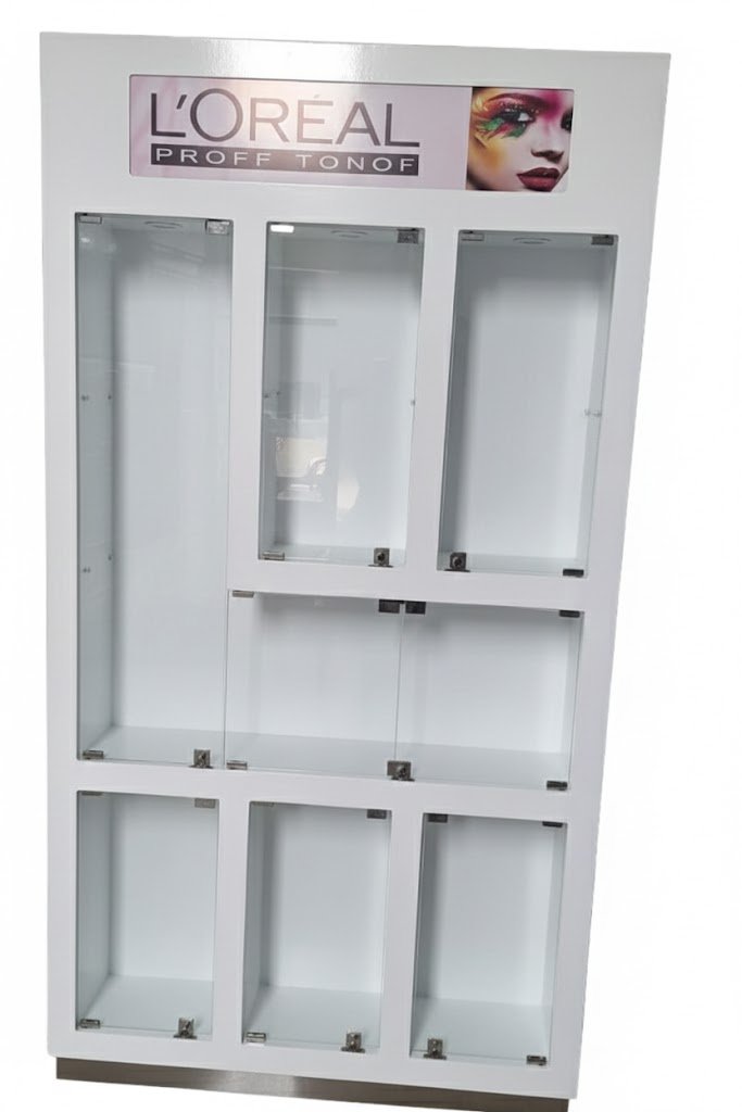 Exhibidor Vitrina Estilo Blanco KATRIN