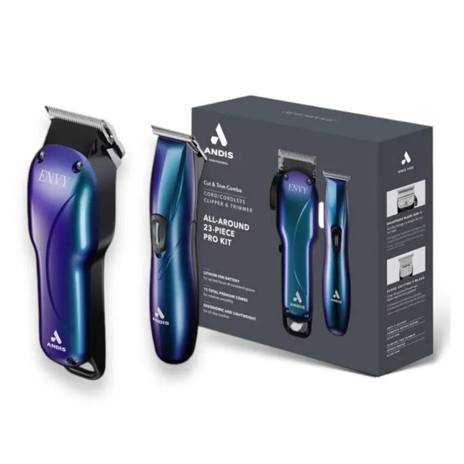 Kit Maquina Galaxy Duo Corte Pro Andis