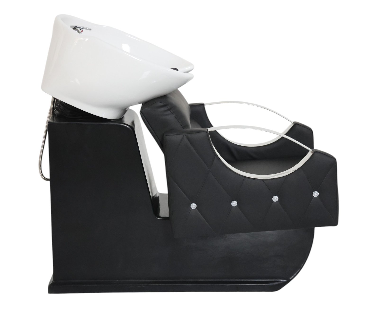 Lavacabezas Premium Negro Loza Blanca 3