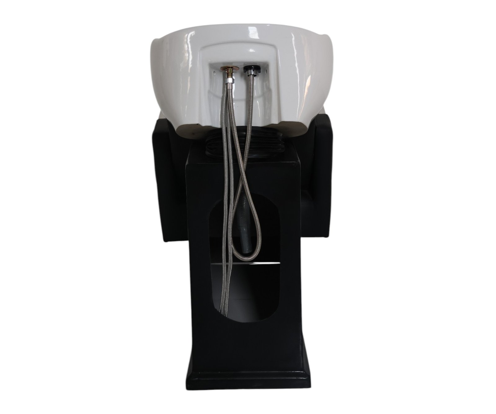 Lavacabezas Premium Negro Loza Blanca 4