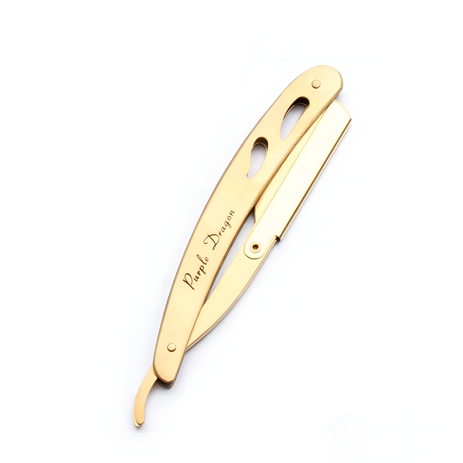 Navaja Dorada con Elegancia de Impacto