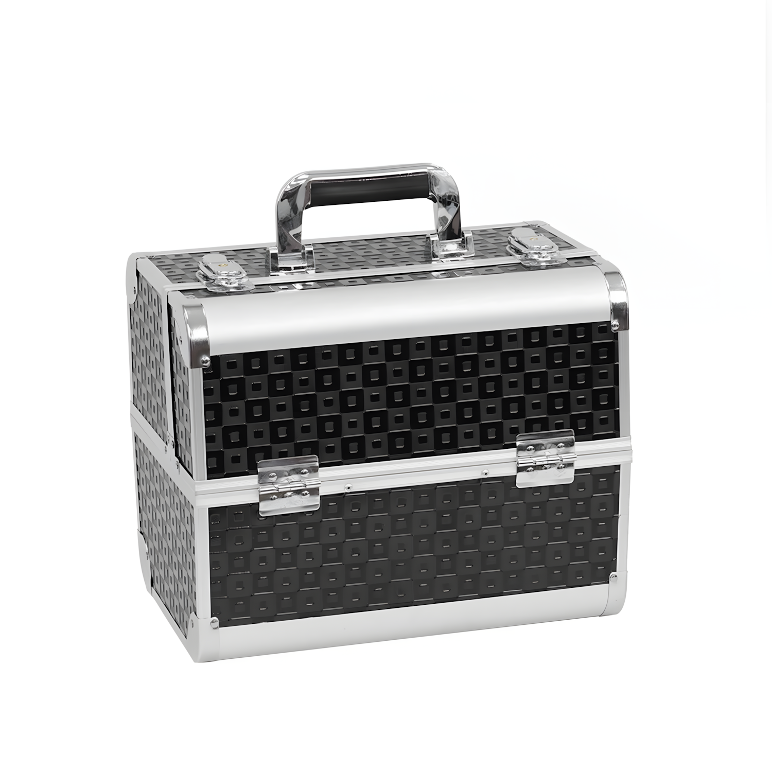 Neceser Diseño Black & Silver Moderno Noa