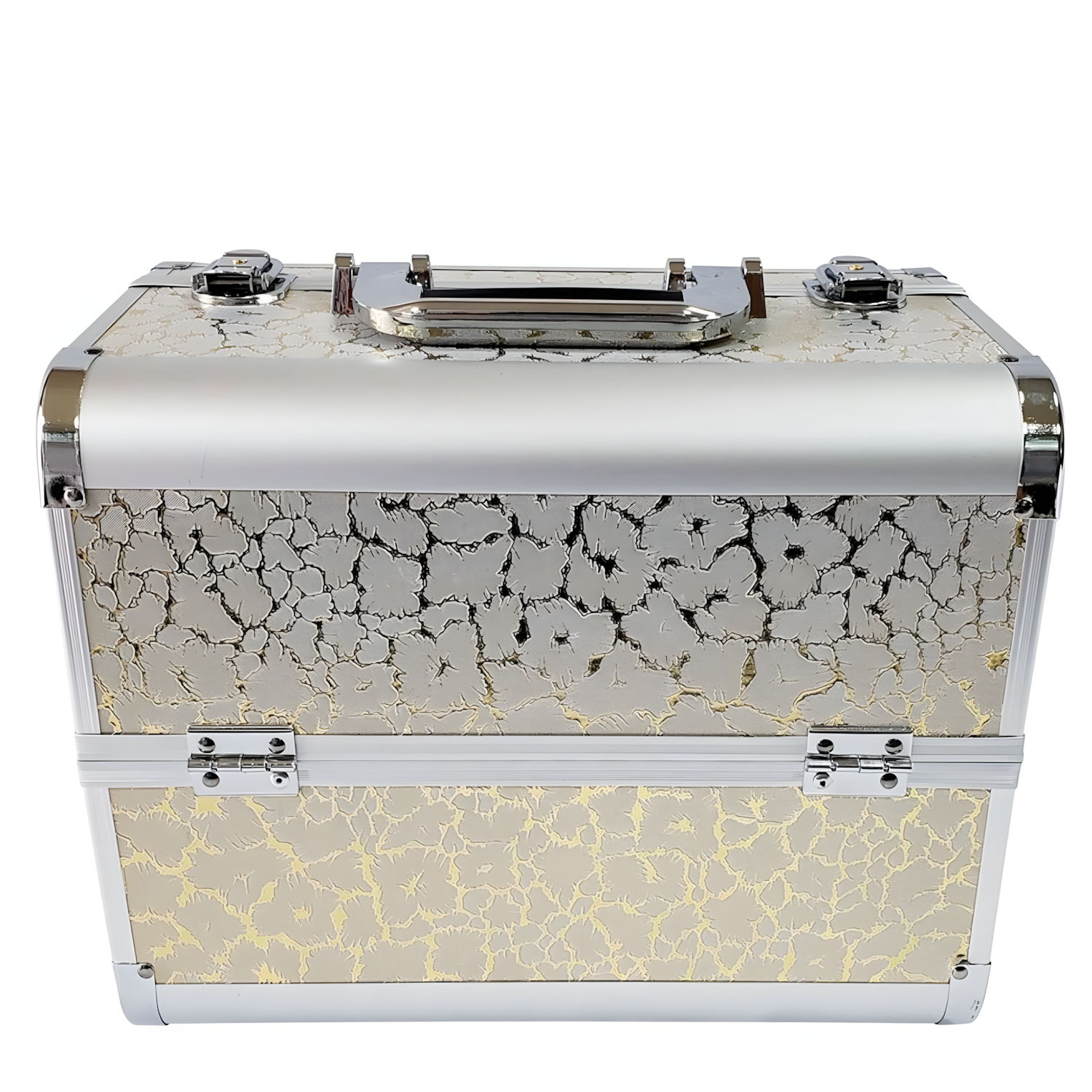 Neceser Con Estilo Brillante y Moderno Crack Gold