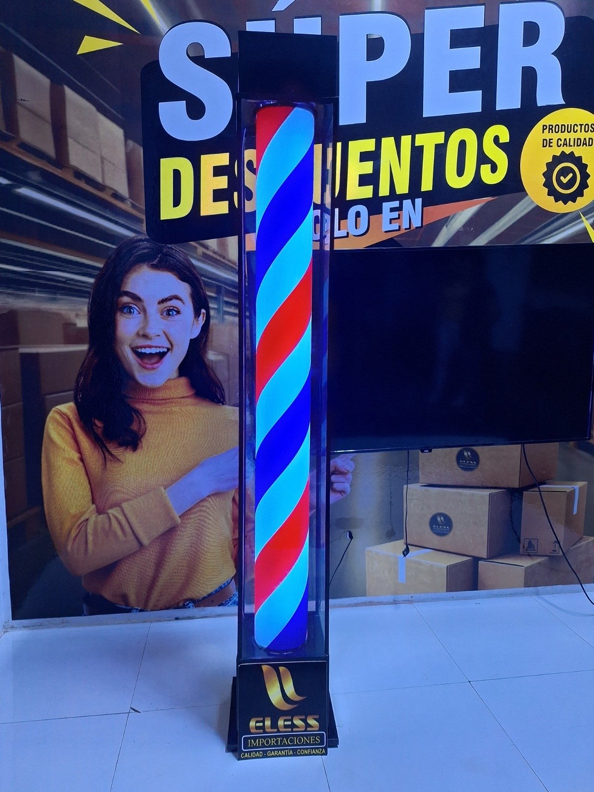 Pole Barber Diseño con Estilo Propio Zafir