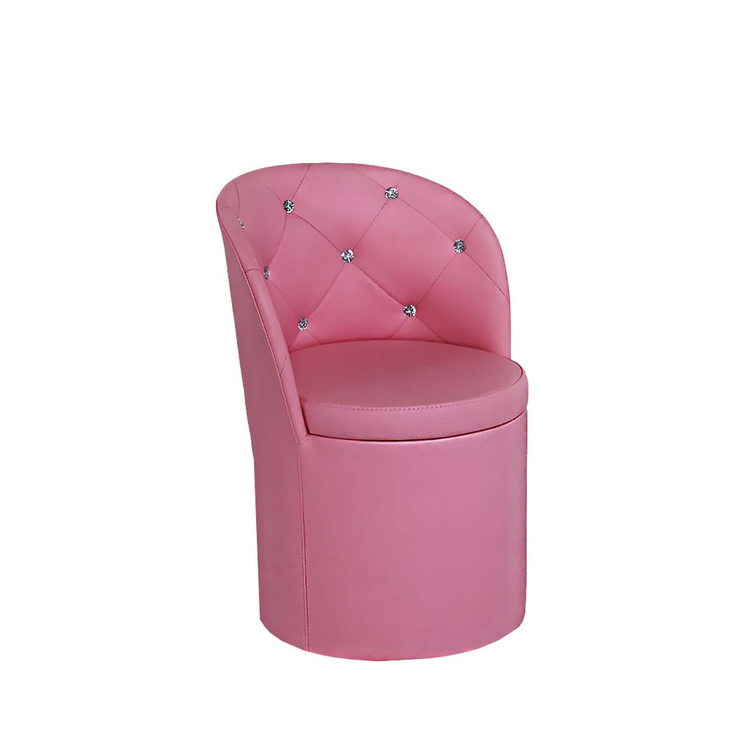 Puff con Respaldo Glam Liria (Rosa)