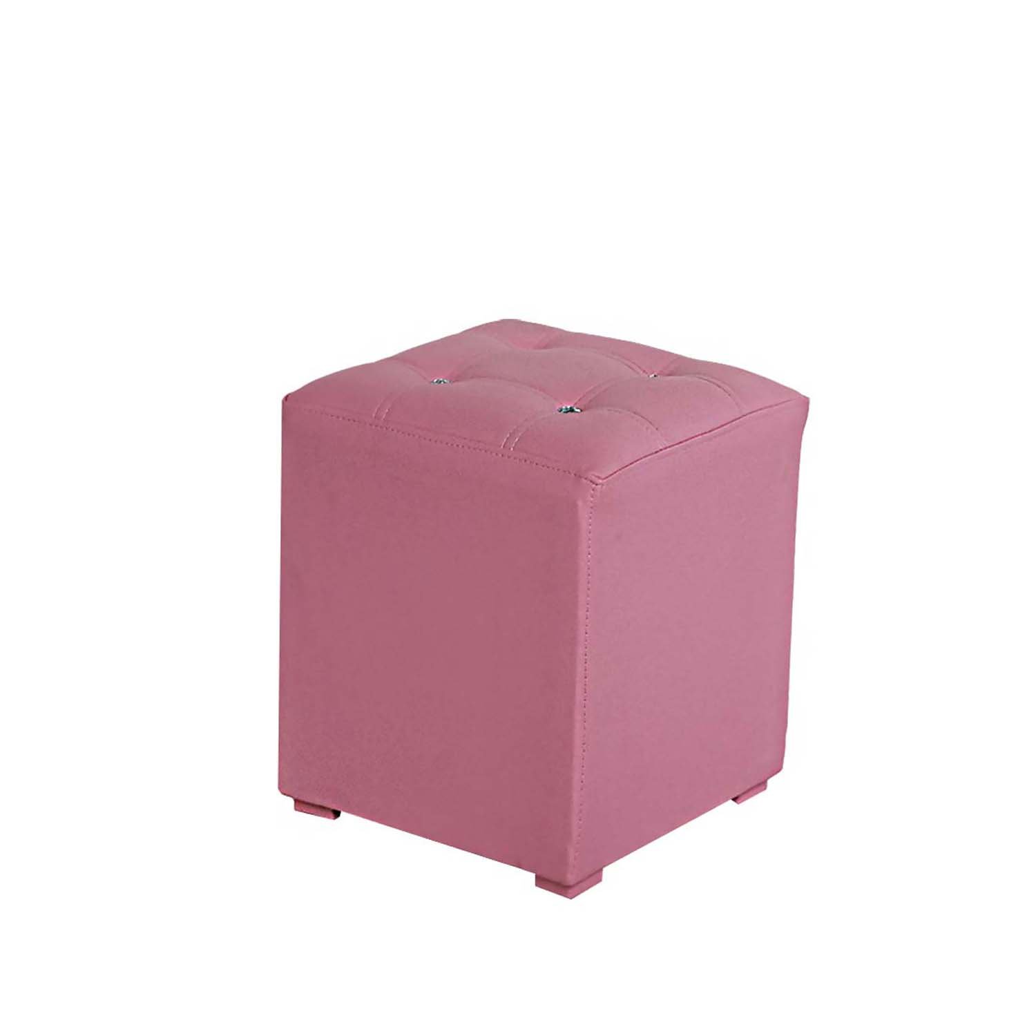 Puff Cubo Moderno Blush (Rosa) 2