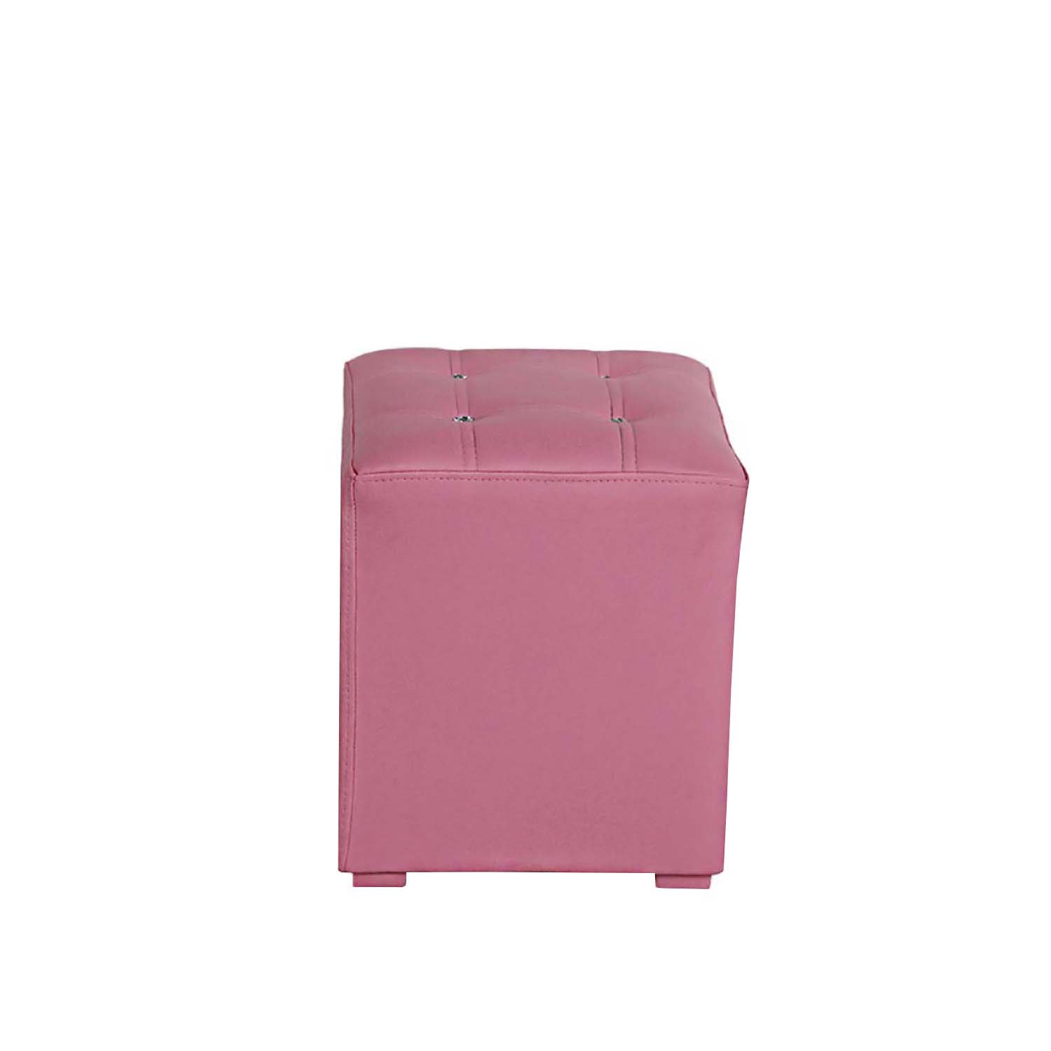 Puff Cubo Moderno Blush (Rosa) 4