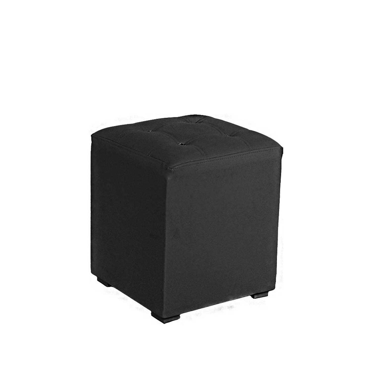 Puff Cubo Moderno Brik (Negro)
