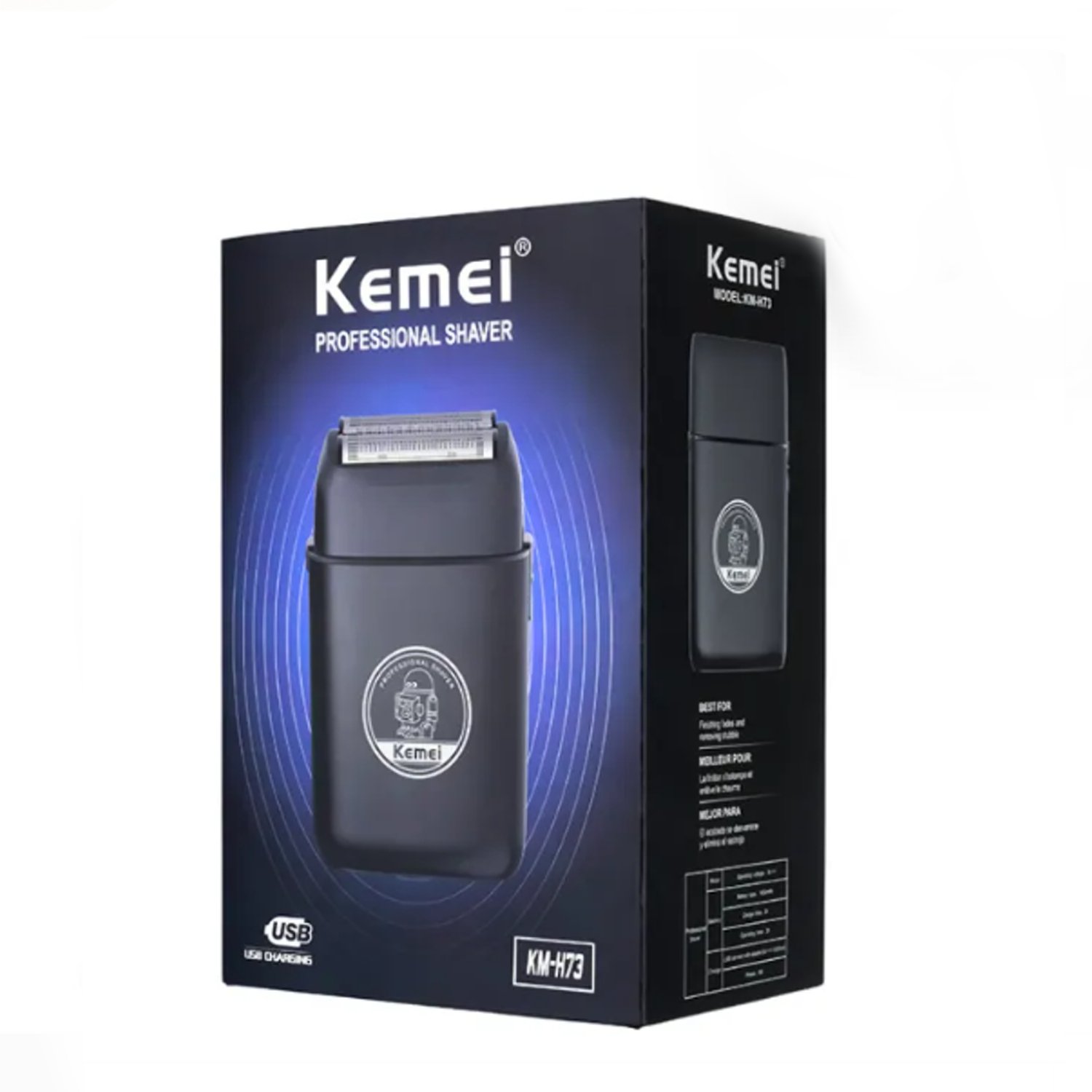 Shaver Kemei Retro Black Edition 4