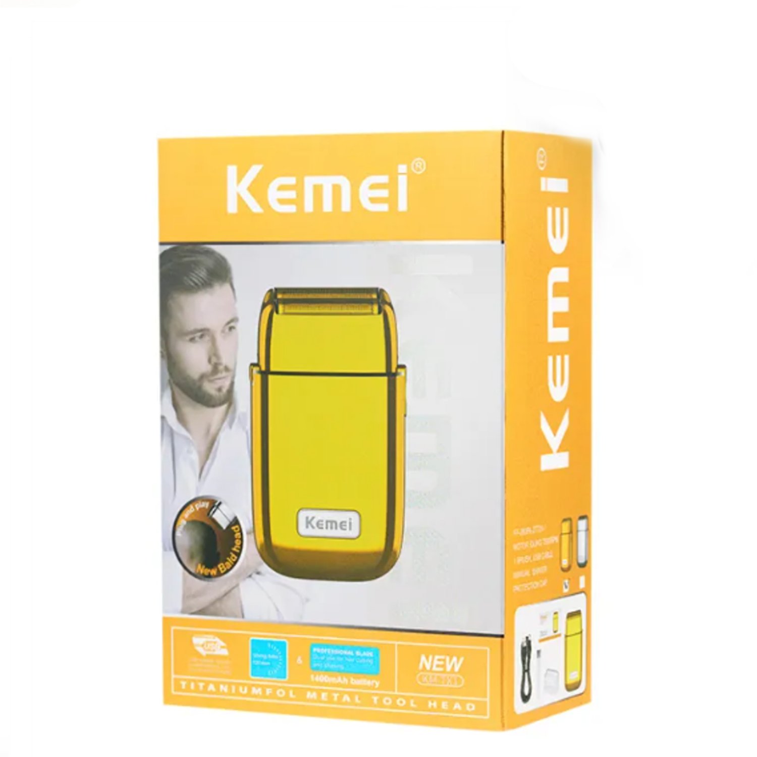 Shaver Kemei Gold Precision 4