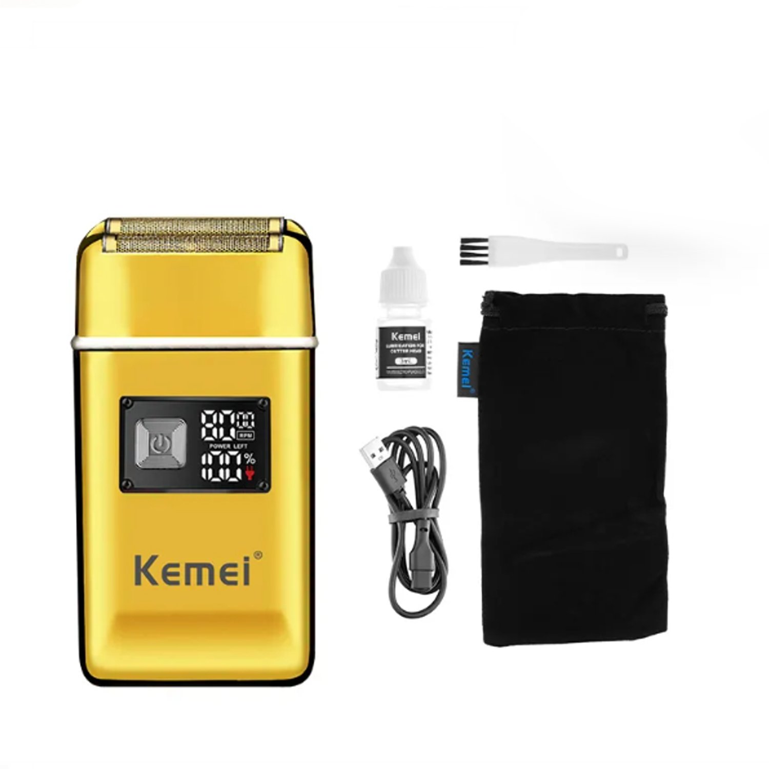 Shaver Kemei LCD SmartGold 2
