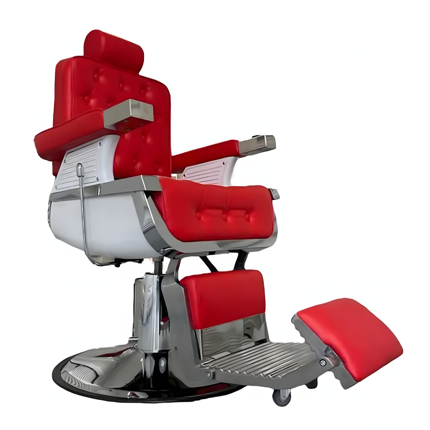 Sillón Barbero Rojo Premium Pro 4