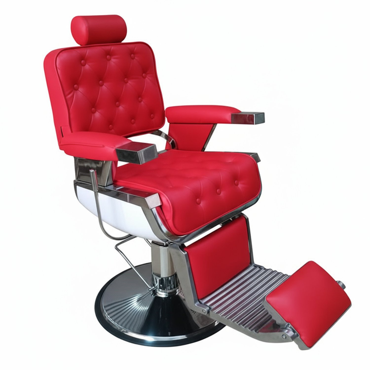 Sillón Barbero Rojo Premium Pro