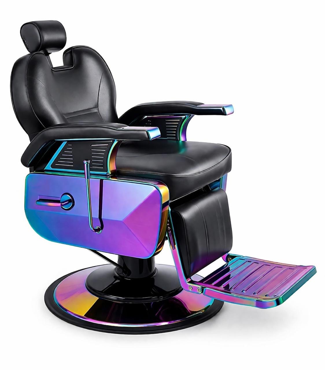 SILLON BARBERO HARLY PRIMIUM PRO COLOR tornasol azul–morado 2