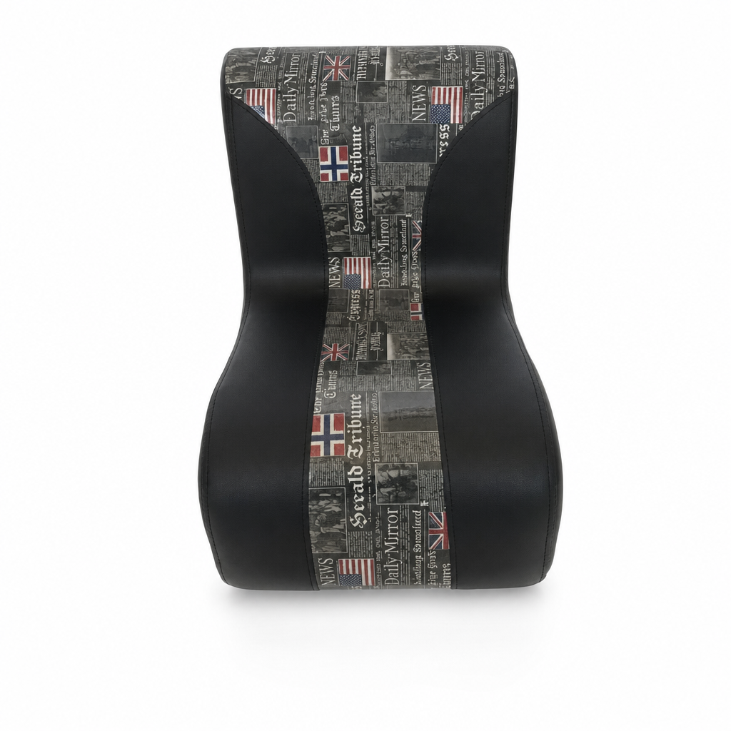 Sillon de Espera Comoda Elegante Negro - Auxiliar