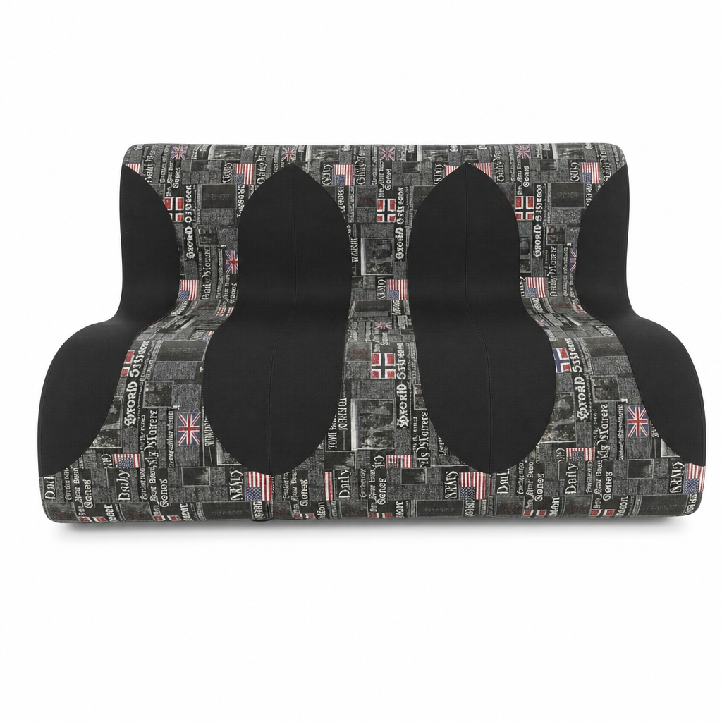 Sillon de Espera Comoda Elegante Negro - Principal