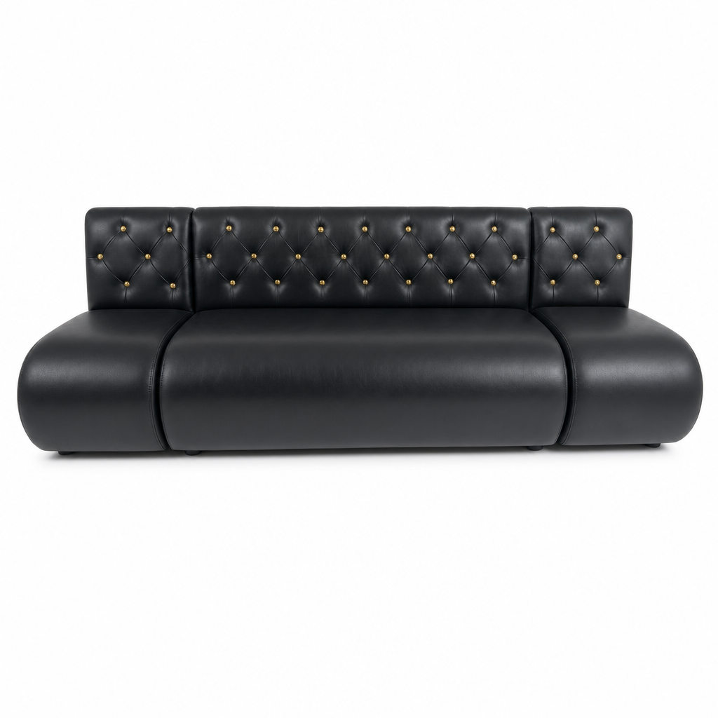 Juego de Sillon de espera Comodo Elegante Puntos Dorados