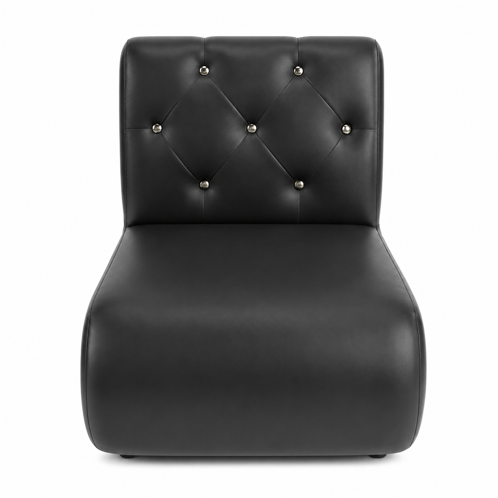 Sillon de espera Comodo Elegante Puntos Dorados - Auxiliar