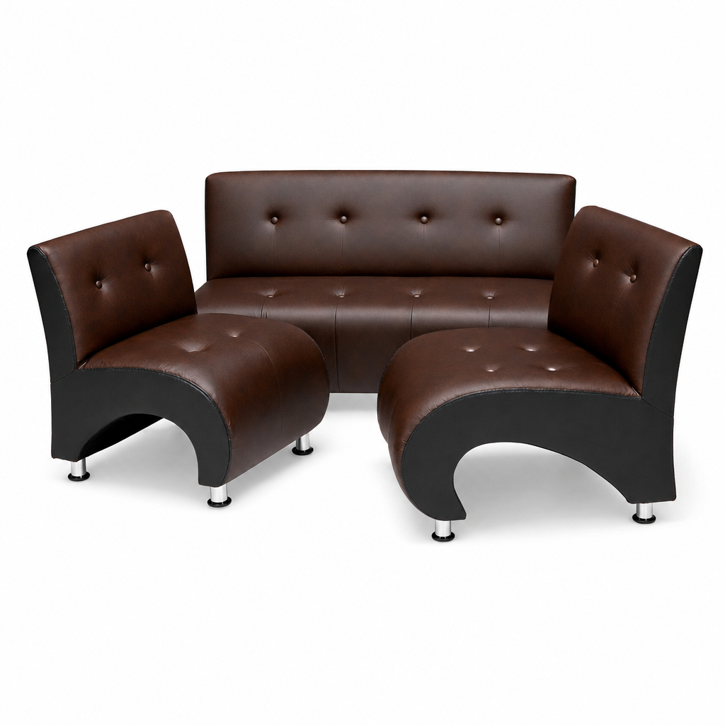 Sillon de Espera Comodo y Elegante Brown