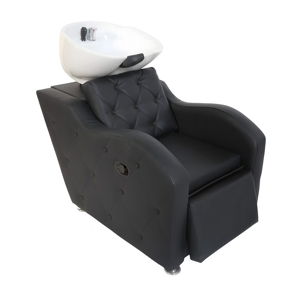Lavacabeza Ergonómico Estilo Comodo BLACK JINA CON LOZA