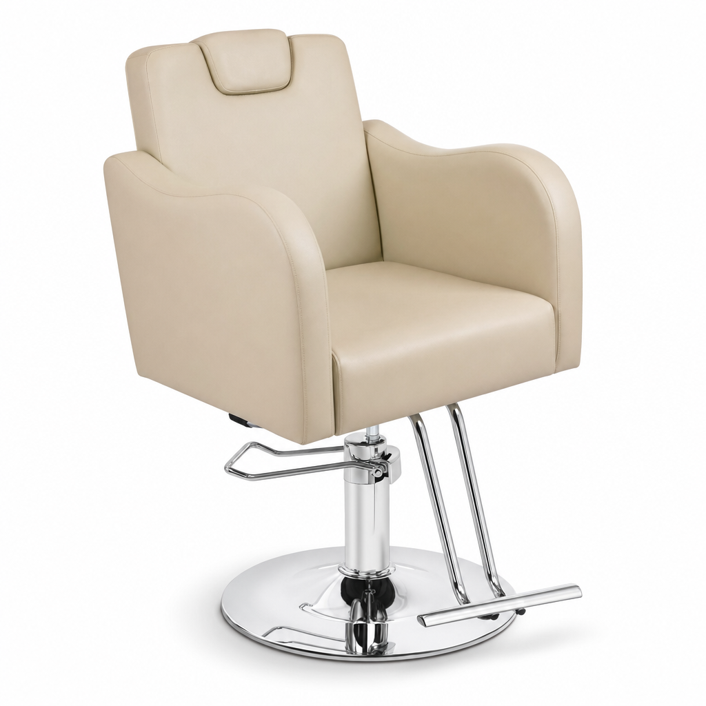 Silla de Corte Profesional  Beige