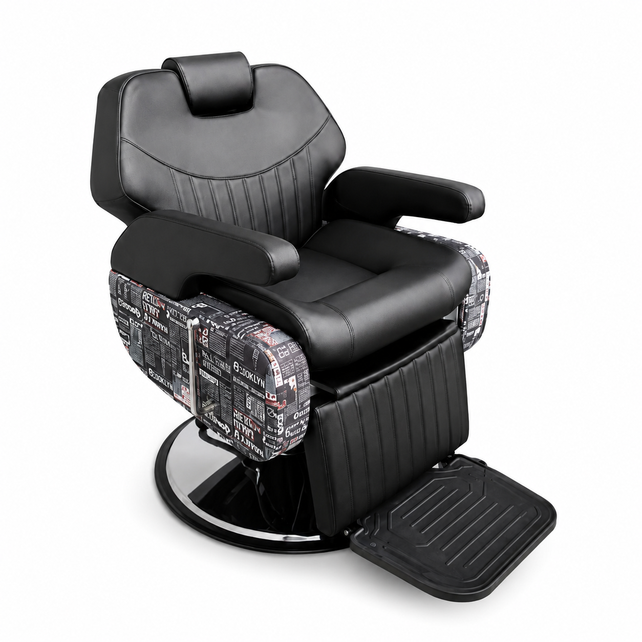 Sillón de Barbería Brooklyn Black