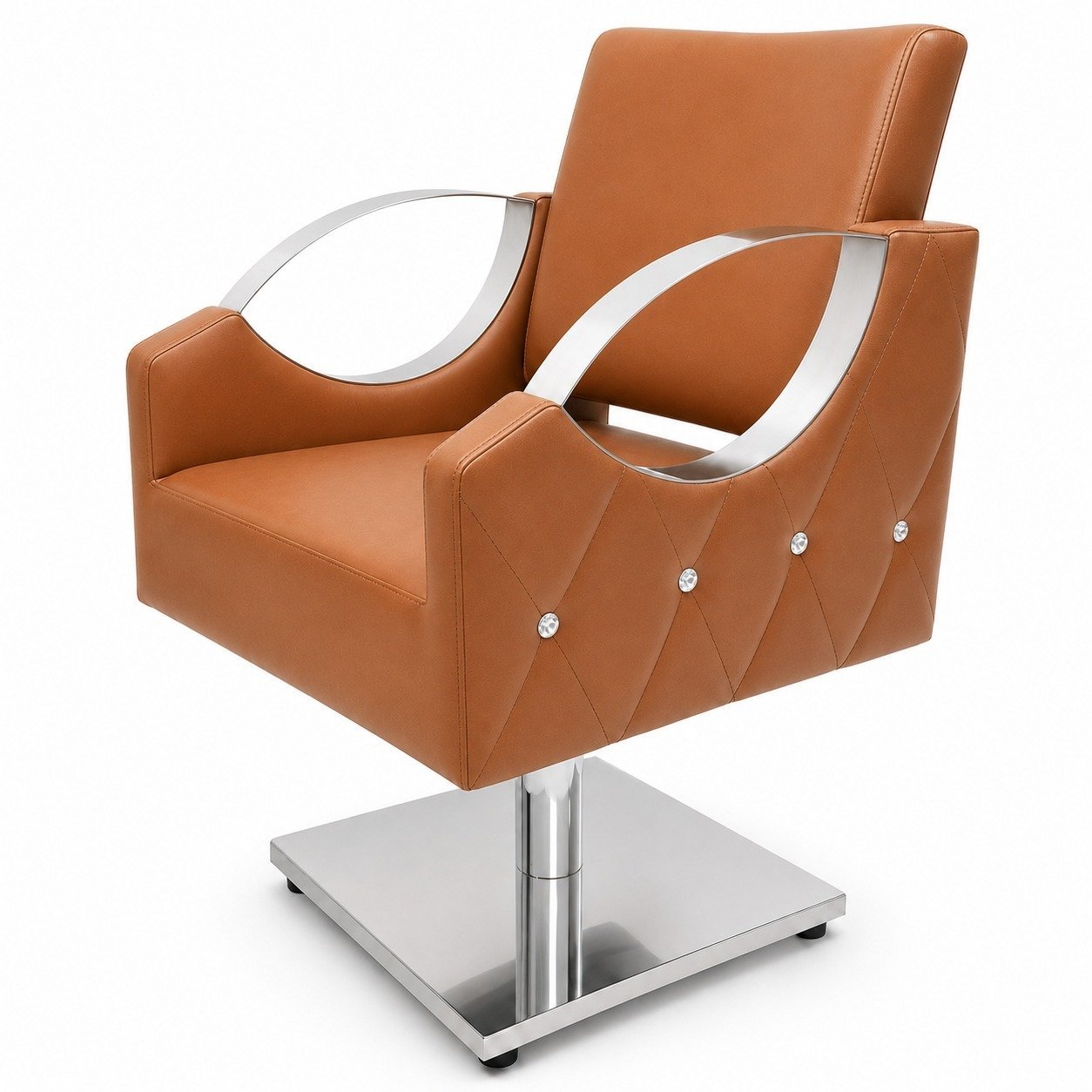 Sillón de Peluquería Elegance Caramelo