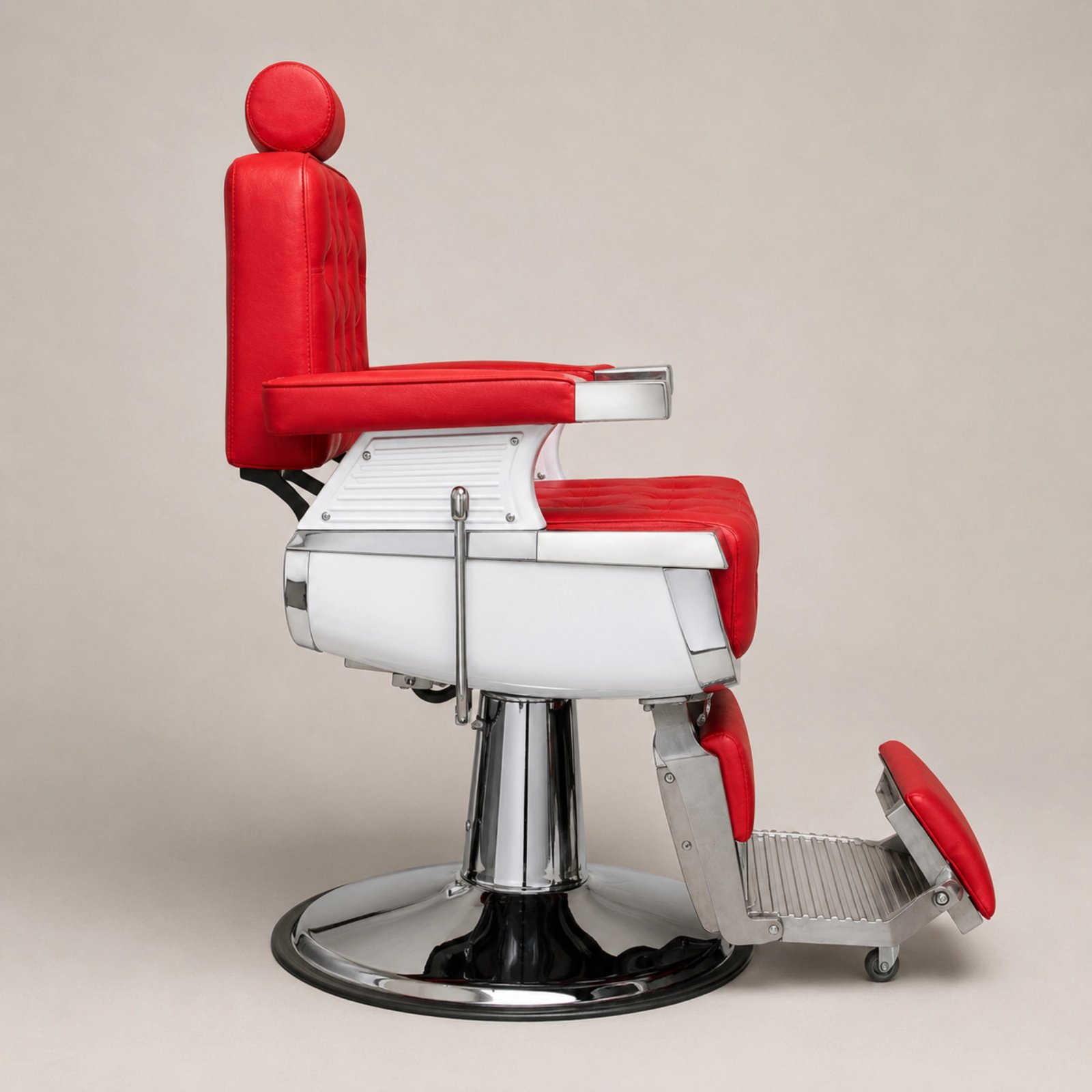 Sillón Barbero Rojo Premium Pro - RED SAM 6