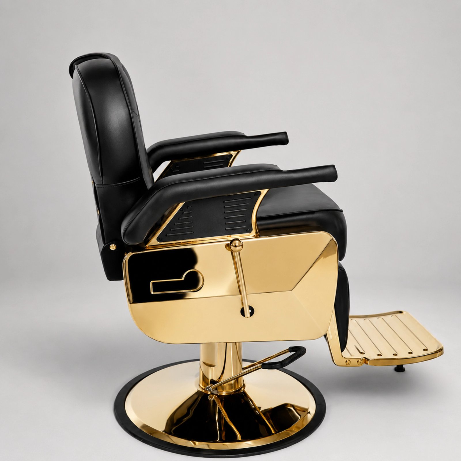 Sillón Barbero con Estilo Innovador - HARLY GOLD MASTER CLASICO 4