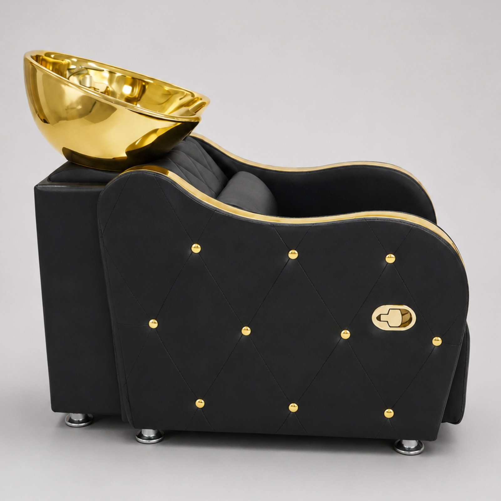 Lavacabeza Premium Capitoné Dorado - Áureo 2