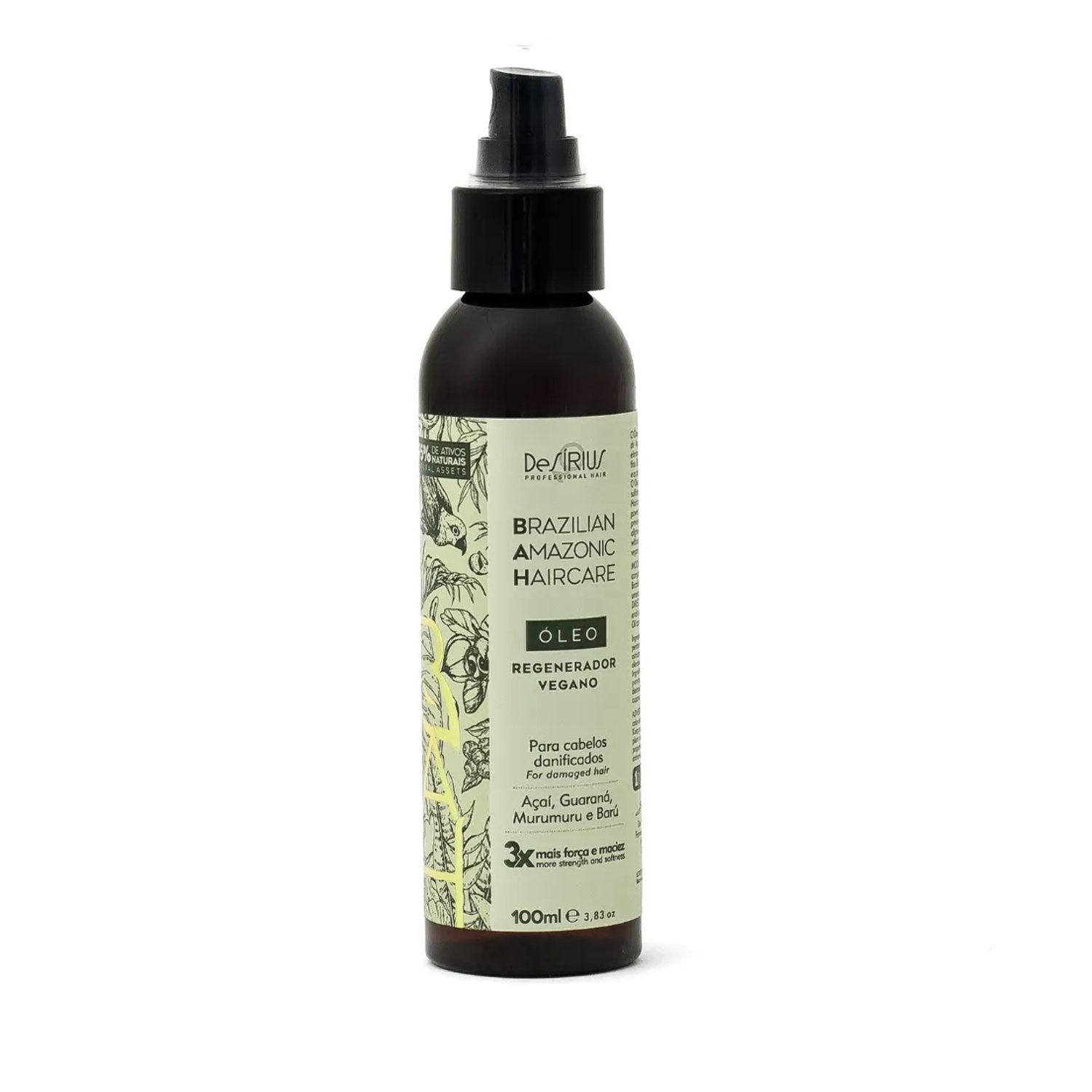 Óleo Capilar Vegano Desirius 100ml - DESIRIUS